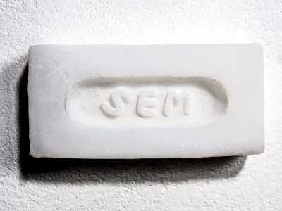 1a Sem (detalhe), 2007, 19,5x9,5cm, silicone