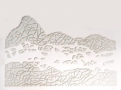 Folha Seca II, 2013, cortes sobre papel, 90 x 60 cm